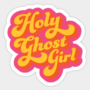 Holy Ghost Girl Sticker